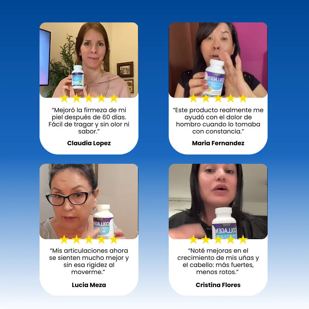 Colageno Premiun Ultra Toplux Nutrition™ - 60 Capsulas. Uñas, Pelo y Piel. Todo en Uno.