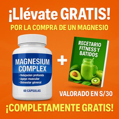 Magnesium Complex Toplux Nutrition™ (8 en 1) - Obsequio Gratis ✅