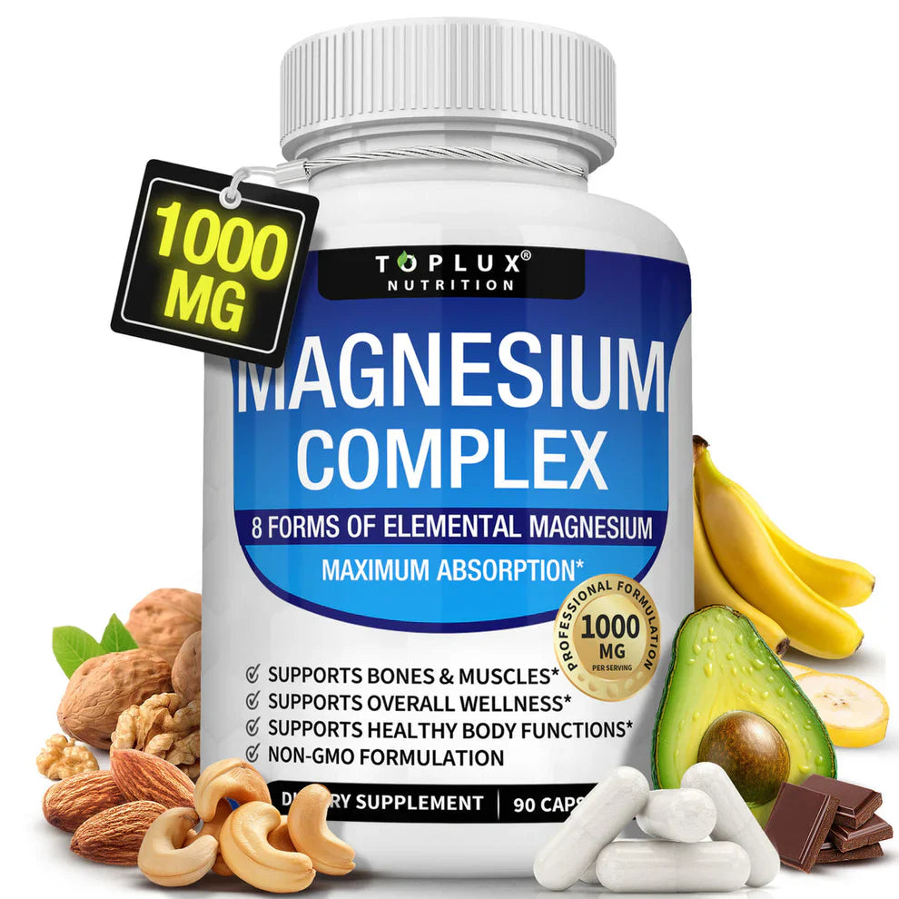 Magnesium Complex Toplux Nutrition™ (8 en 1) - Obsequio Gratis ✅