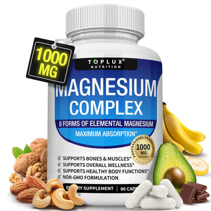 Magnesium Complex Toplux Nutrition™ (8 en 1) - Obsequio Gratis ✅
